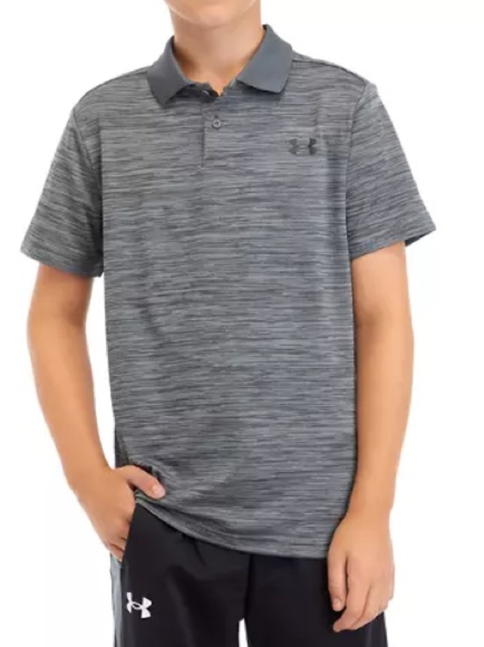 Under Armour Gray MatchPlay Gray Polo Shirt